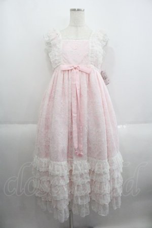 画像: Angelic Pretty / Sharonジャンパースカート  ピンクＸ白 I-25-05-14-081-AP-OP-HD-ZI