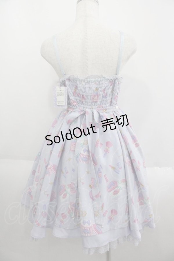 画像2: Angelic Pretty / Dreamy Girlハイウエストジャンパースカート  ラベンダー I-25-05-14-083-AP-OP-HD-ZI (2)