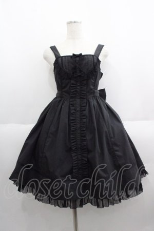 画像: Angelic Pretty / Chelsea Girlジャンパースカート  黒 I-25-05-14-089-AP-OP-HD-ZI