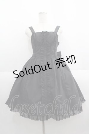 画像: Angelic Pretty / Chelsea Girlジャンパースカート  黒 I-25-05-14-089-AP-OP-HD-ZI