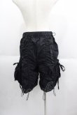 画像2: Candy Stripper / DRAWSTRING HALF PANTS  黒 I-25-05-14-122-PU-PA-HD-ZI (2)