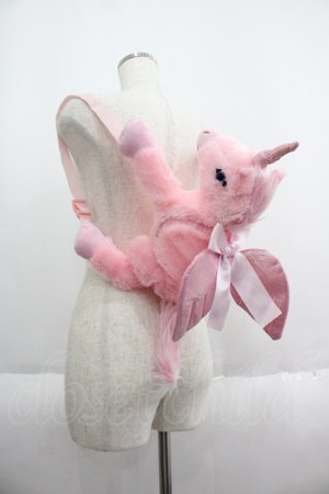 画像: Nile Perch / BAG ユニコーンぬいぐるみショルダーバッグ  ピンク I-25-05-14-002-LO-BG-HD-ZI