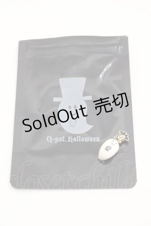 画像: Q-pot. / プチベビーゴーストチャーム  ホワイト I-25-05-14-030-QP-AC-HD-ZI