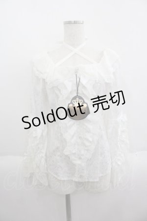 画像: ALICE and the PIRATES / ユルシュールの姫袖ブラウス  白 I-25-05-14-035-PA-BL-HD-ZI