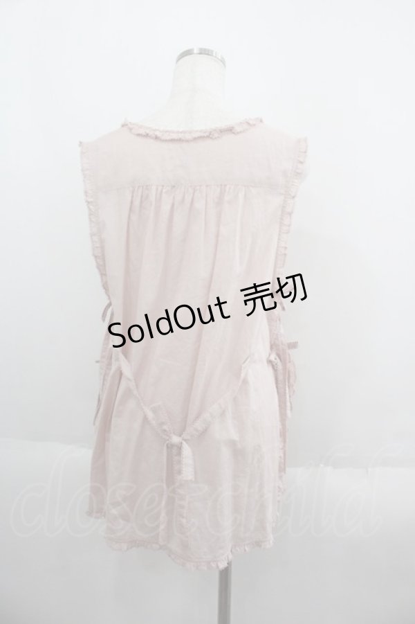 画像2: PINK HOUSE / 桜Teddy刺繍使いローンタブリエ  ピンク I-25-05-19-070-LO-TO-HD-ZS (2)