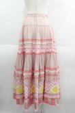 画像2: PINK HOUSE / レモンケーキパッチワークスカート  ピンク I-25-05-19-093-LO-OP-HD-ZI (2)