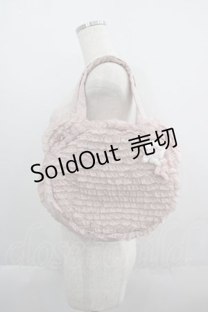 画像: PINK HOUSE / Teddyシルエットフリルバッグ  ピンク I-25-05-19-102-LO-BG-HD-ZT500