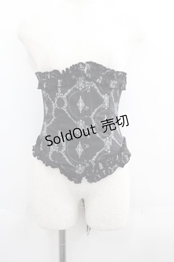 画像1: GOTHPUNKその他(買取対象外) / 格子風柄コルセット  黒Ｘミント I-25-05-19-108-EL-ZA-HD-ZI (1)
