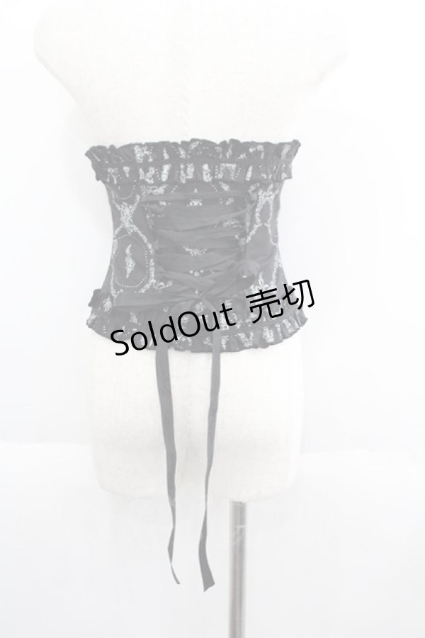 画像2: GOTHPUNKその他(買取対象外) / 格子風柄コルセット  黒Ｘミント I-25-05-19-108-EL-ZA-HD-ZI (2)