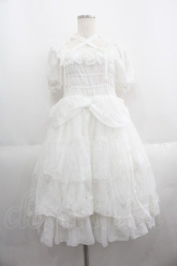 画像1: Vallee lys / Mellow Melody Dress  白 I-25-05-23-058-EL-OP-HD-ZI (1)