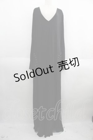 画像: KILL STAR / LIBRA RISING MAXI DRESS XXL ブラック I-25-05-23-075-SL-OP-HD-ZI