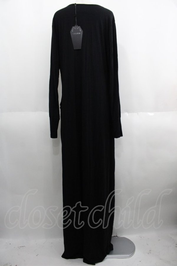 画像2: KILL STAR / LIBRA RISING MAXI DRESS XXL ブラック I-25-05-23-075-SL-OP-HD-ZI (2)