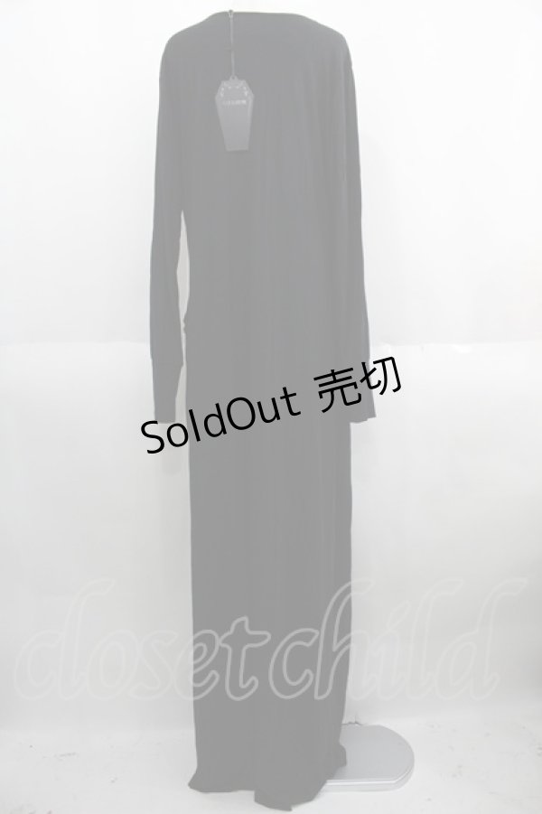 画像2: KILL STAR / LIBRA RISING MAXI DRESS XXL ブラック I-25-05-23-075-SL-OP-HD-ZI (2)