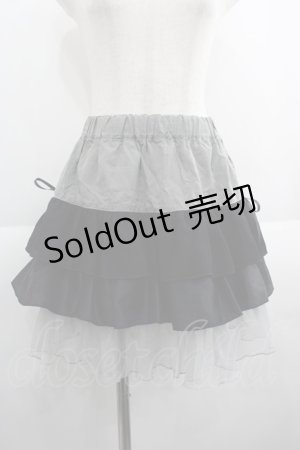 画像: MARBLE / 3段フリルスカート  黒 I-25-05-23-086-GO-SK-HD-ZI