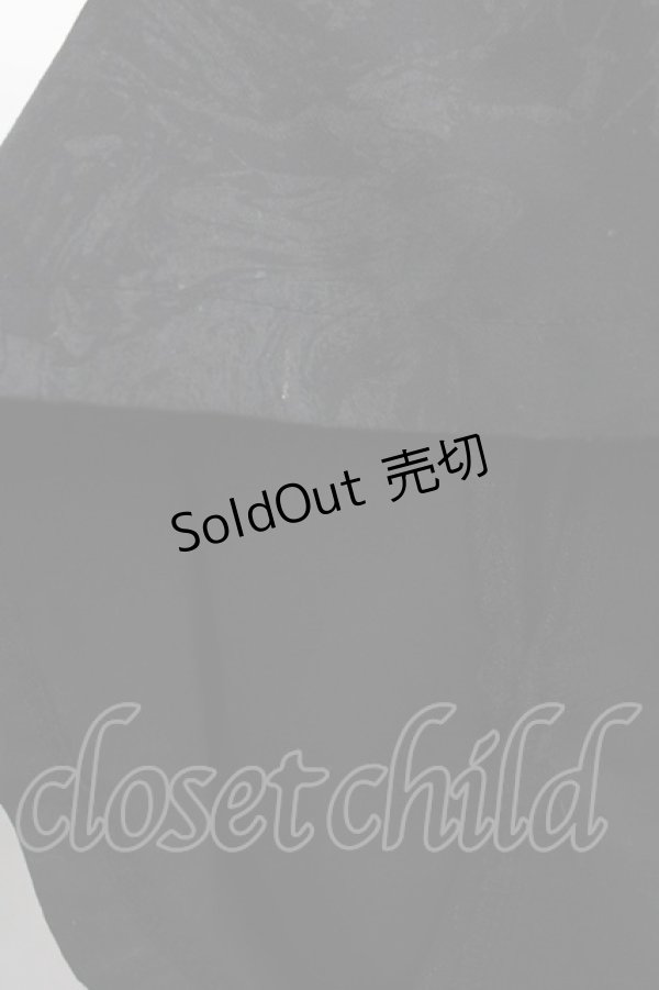 画像3: NAOTO SEVEN / オーバースカート付きスカート  ブラック I-25-05-23-087-HN-SK-HD-ZI (3)