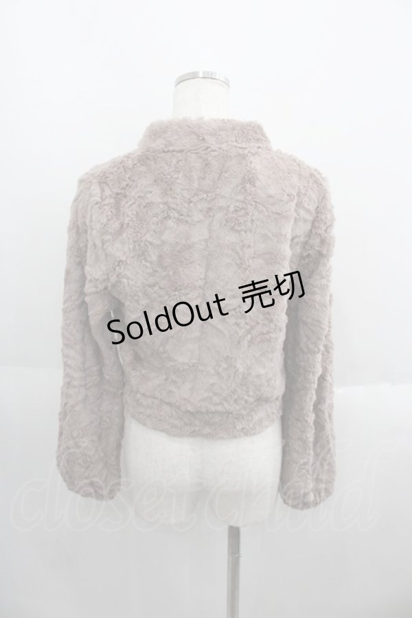 画像2: axes femme / ボアジャケット  ピンク I-25-05-23-011-AX-JA-HD-ZI (2)