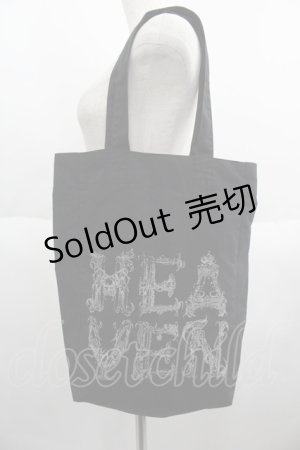 画像: hEVEN / プリントトートバッグ  黒Ｘ白 I-25-05-23-108-HN-BG-HD-ZT308