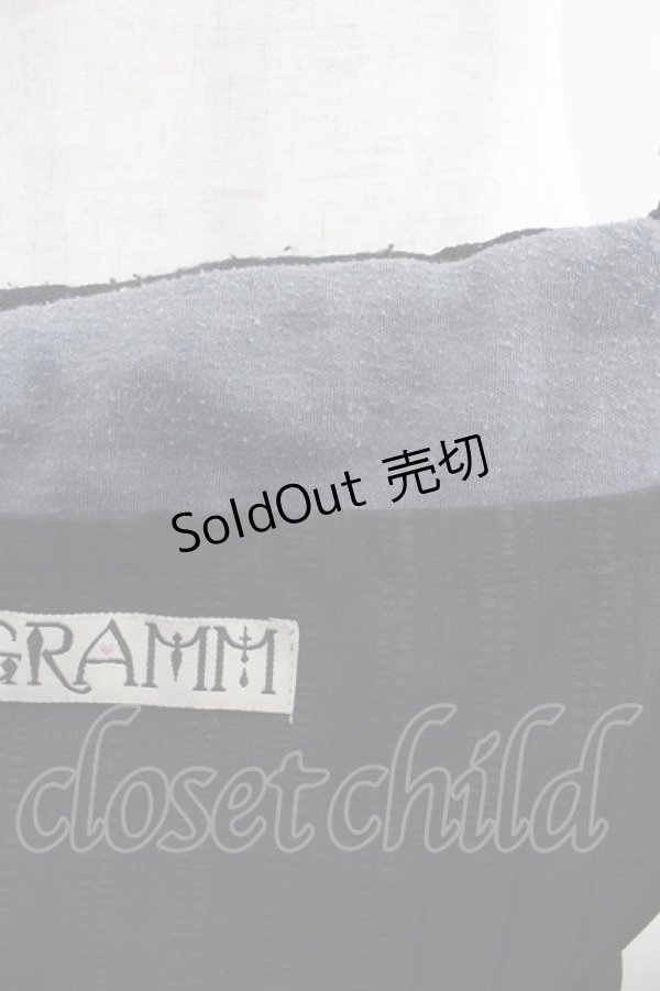 画像4: GRAMM / ハンドモチーフデザインショルダーバッグ  グレーＸ黒Ｘ白 I-25-05-23-110-HN-BG-HD-ZI (4)