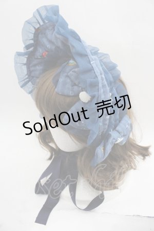 画像: metamorphose / HAT マーメイドプリンセスハーフボンネット  ディープブルー I-25-05-23-115-ME-AC-HD-ZI