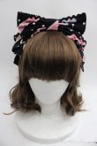 画像1: Angelic Pretty / MELODY TOYSカチューシャ  黒 I-25-05-23-117-AP-AC-HD-ZI (1)