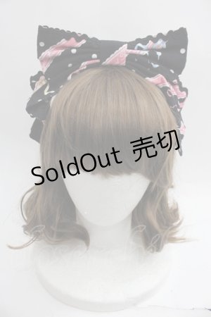 画像: Angelic Pretty / MELODY TOYSカチューシャ  黒 I-25-05-23-117-AP-AC-HD-ZI