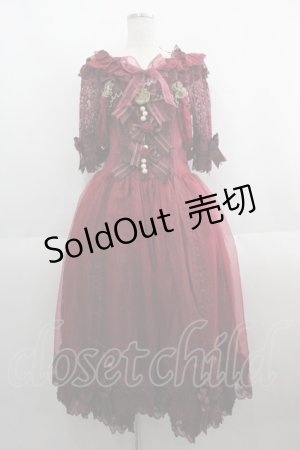 画像: ALICE and the PIRATES / La Belle et la secret de la roseドレス  ボルドー I-25-05-23-031-PA-OP-HD-ZT337