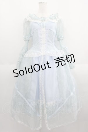 画像: ALICE and the PIRATES / セイレーンドレスワンピース  サックス I-25-05-23-032-PA-OP-HD-ZI