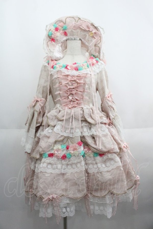 画像1: BABY,THE STARS SHINE BRIGHT / Fleurette Menuet ドレスセット  ピンク I-25-05-23-034-BA-OP-HD-ZI (1)
