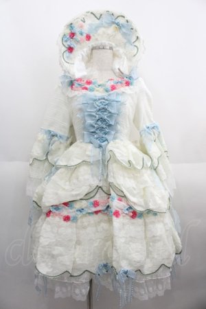 画像: BABY,THE STARS SHINE BRIGHT / Fleurette Menuet ドレスセット  シルキーホワイト I-25-05-23-035-BA-OP-HD-ZI