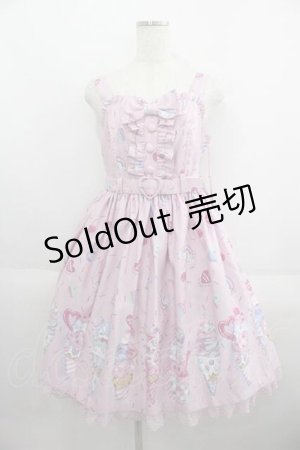 画像: Angelic Pretty / Decoration Ice Creamジャンパースカート  ピンク I-25-05-29-053-AP-OP-HD-ZI