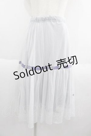 画像: gouk / チュール重ねスカート  ブルーグリーン I-25-05-29-103-GO-SK-HD-ZI