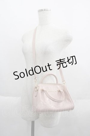 画像: 【SALE】Maison de FLEUR / リボン型押しショルダーバッグ  ピンク I-25-05-29-109-LO-BG-HD-ZTK021