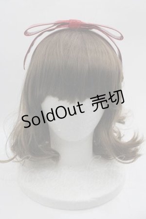画像: Angelic Pretty / Doll’s Ribbon Heartカチューシャ  赤 I-25-05-29-121-AP-AC-HD-ZI
