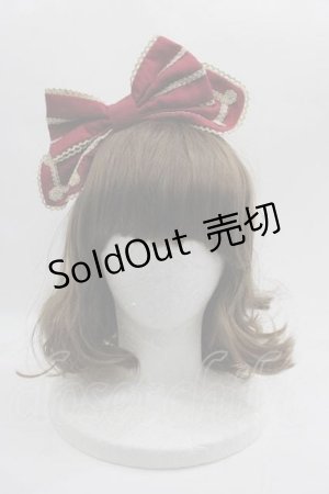 画像: Angelic Pretty / Cuteブレードカチューシャ  ボルドー I-25-05-29-122-AP-AC-HD-ZI