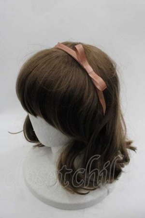 画像: Maison de FLEUR Petite Robe canone / 繰り返し想うリボンカチューシャ  テラコッタ I-25-05-29-125-EL-AC-HD-ZI