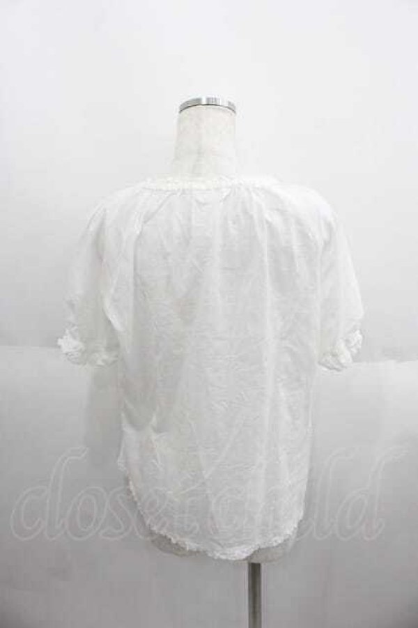 画像2: PINK HOUSE / ローンパフスリーブブラウス  白 I-25-05-29-018-LO-BL-HD-ZS (2)