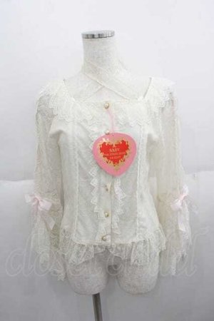 画像: BABY,THE STARS SHINE BRIGHT / Marie Antoinette Laceブラウス  生成り I-25-05-29-004-BA-BL-HD-ZI