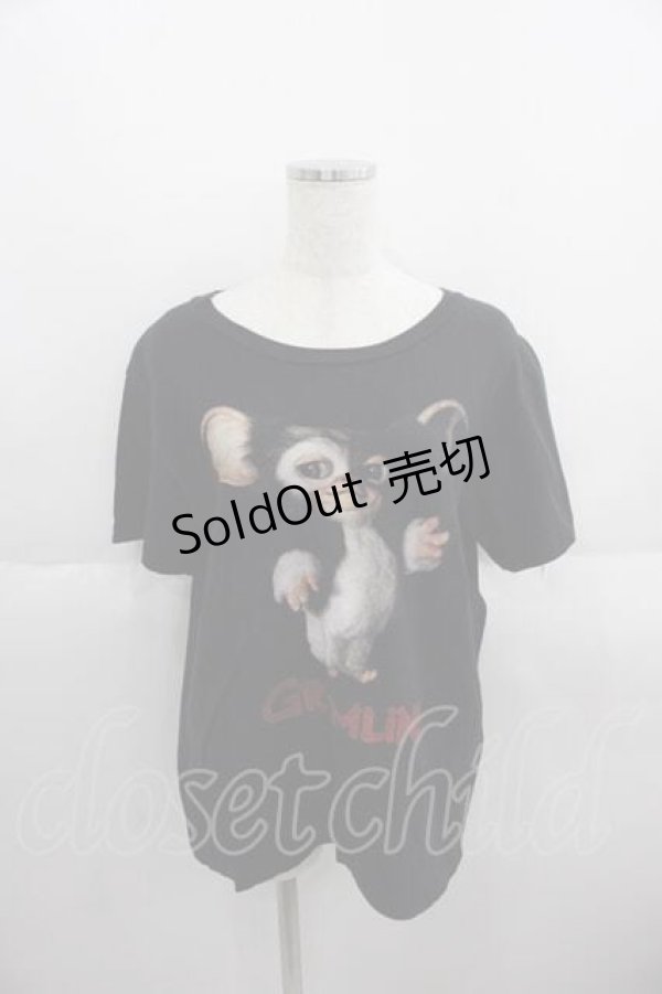 画像1: RNA / GREMLiNS Tシャツ M ブラック I-25-05-29-040-PU-TS-HD-ZI (1)