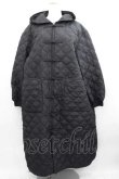 画像1: Candy Stripper / TOKYO CHAOS CLUB QUILTING COAT  黒Ｘ白 I-25-05-29-047-PU-CO-HD-ZI (1)