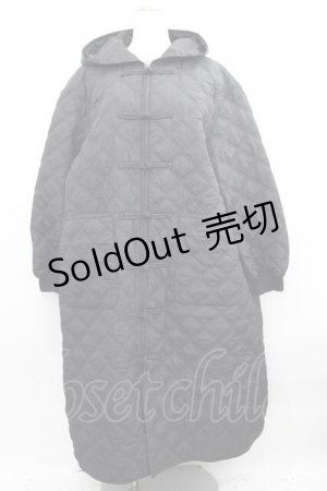 画像: Candy Stripper / TOKYO CHAOS CLUB QUILTING COAT  黒Ｘ白 I-25-05-29-047-PU-CO-HD-ZI