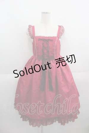 画像: Angelic Pretty / Twinkle Skyジャンパースカート  赤 I-25-06-01-052-AP-OP-HD-ZI