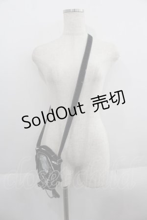 画像: HN+nois / ドクロポシェット  ブラック I-25-06-01-121-HN-BG-HD-ZT-K026