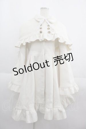 画像: ATELIER PIERROT / Holy Night Cape Coat  アイボリー I-25-06-04-043-EL-CO-HD-ZI