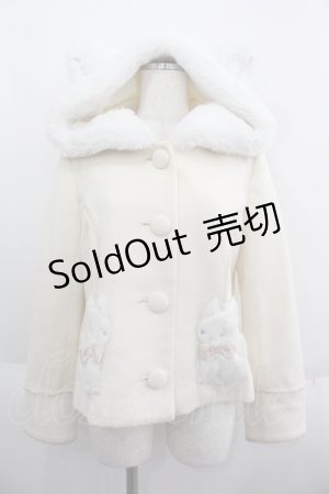 画像: Angelic Pretty / TwinCatショートコート  アイボリー I-25-06-04-044-AP-CO-HD-ZI