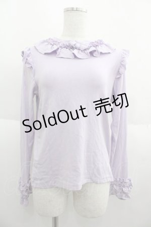 画像: axes femme kawaii / フリルリボンカットプル  ラベンダー I-25-06-04-008-AX-TO-HD-ZT496