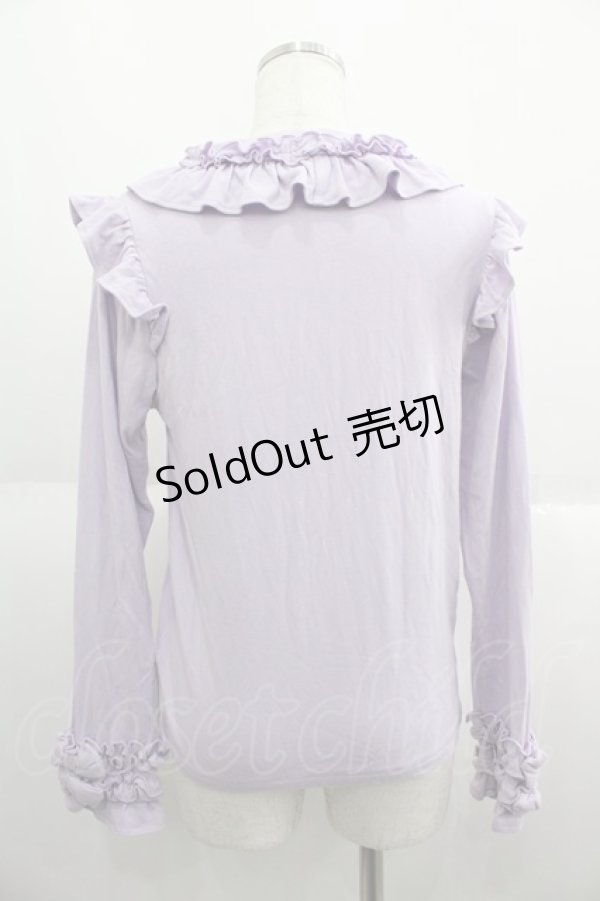 画像2: axes femme kawaii / フリルリボンカットプル  ラベンダー I-25-06-04-008-AX-TO-HD-ZT496 (2)