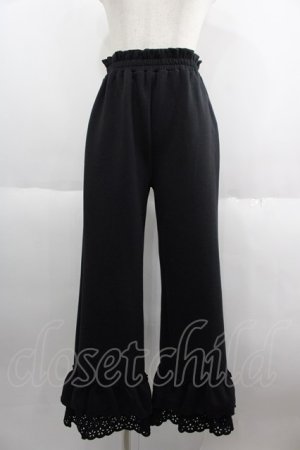 画像: Candy Stripper / DEAREST JERSEY PANTS  黒 I-25-06-04-091-PU-PA-HD-ZI