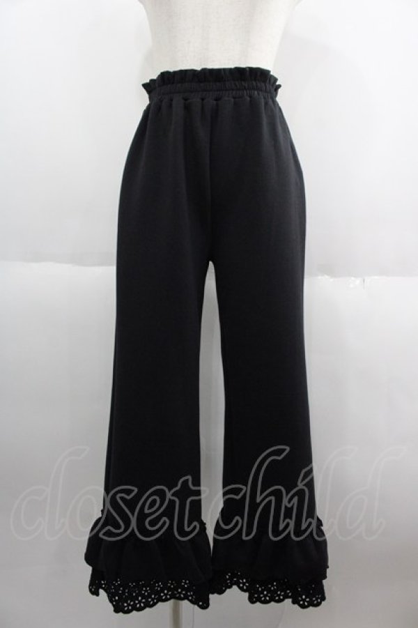 画像1: Candy Stripper / DEAREST JERSEY PANTS  黒 I-25-06-04-091-PU-PA-HD-ZI (1)