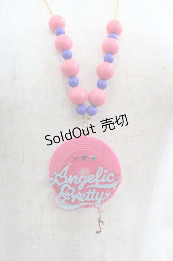 画像1: Angelic Pretty / Neon Musicネックレス  ピンク I-25-06-04-100-AP-AC-HD-ZI (1)