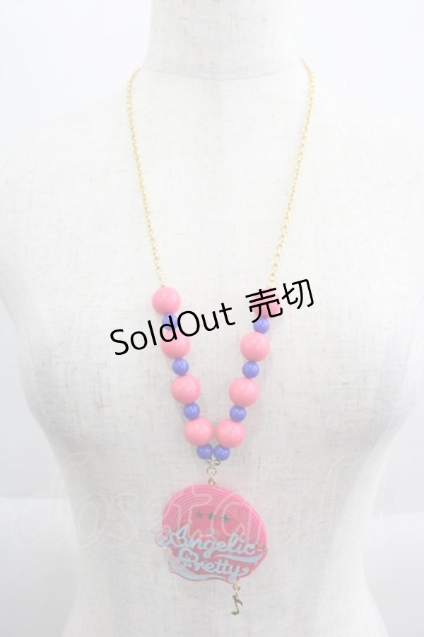 画像2: Angelic Pretty / Neon Musicネックレス  ピンク I-25-06-04-100-AP-AC-HD-ZI (2)